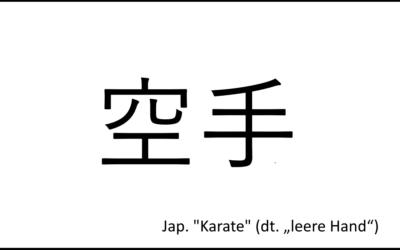 Die wichtigsten Karate Begriffe und Zeichen