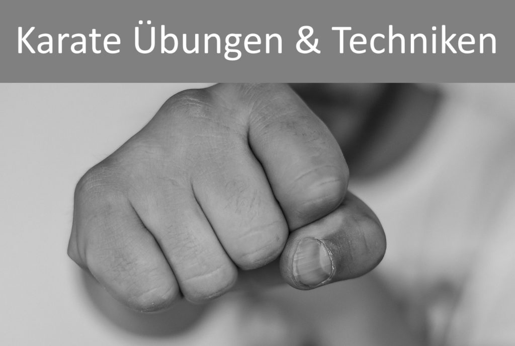 Karate Übungen und Techniken