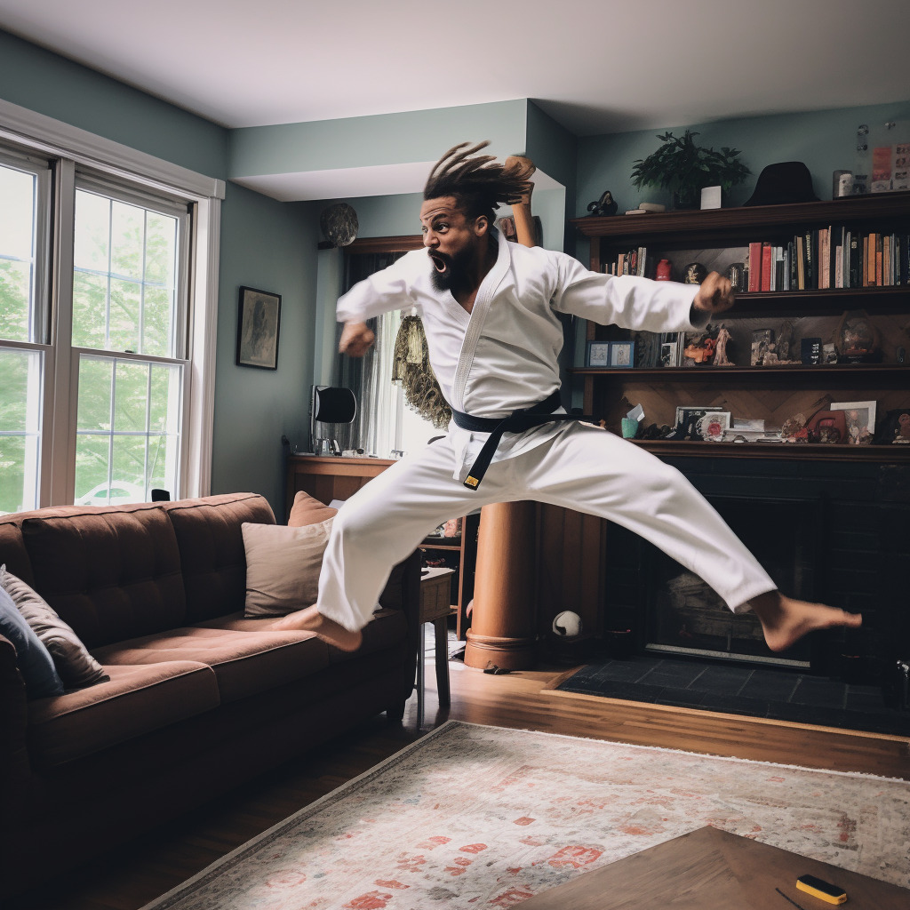 Taekwondo Übungen zuhause