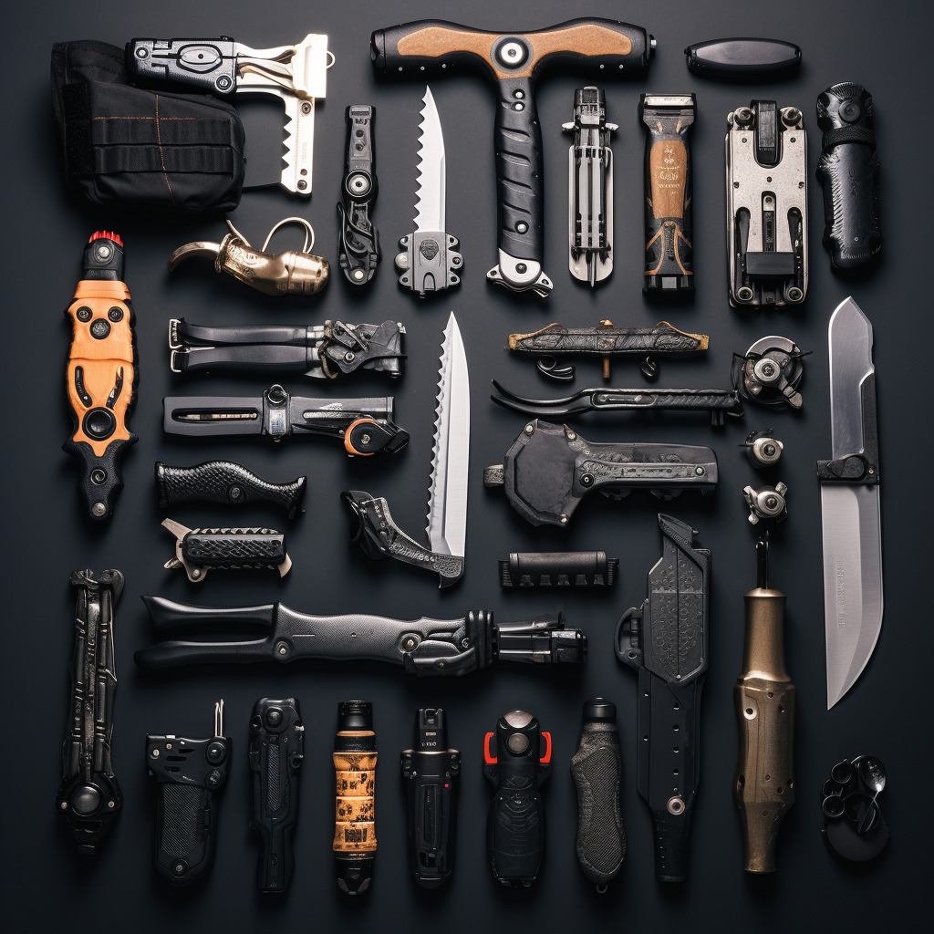 Messer, Schlagstock, Reizstoffsprühgerät – Polizei stellt verbotene Waffen  sicher