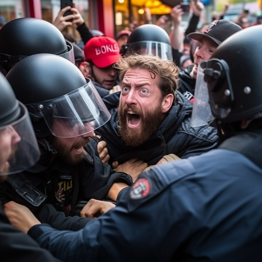 Demonstration Gewalt